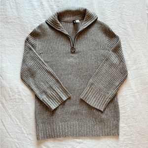 H&M half zip sweater